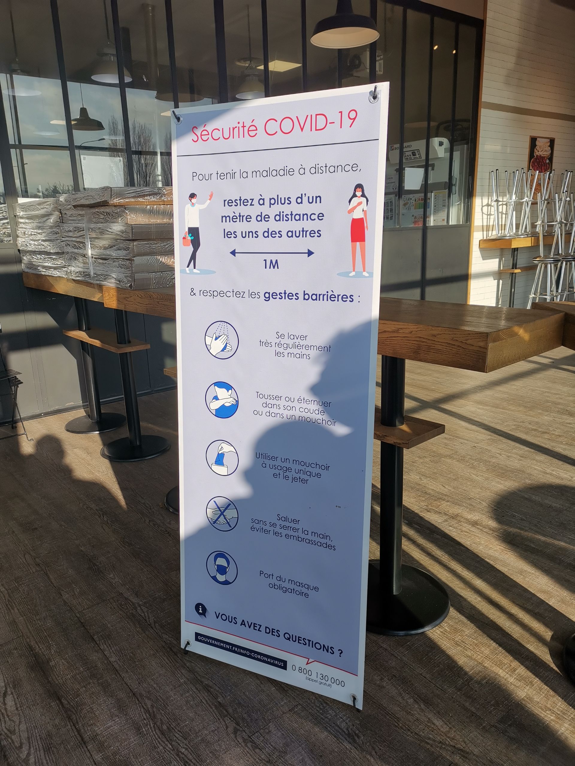 signalétique extérieur covid 19
