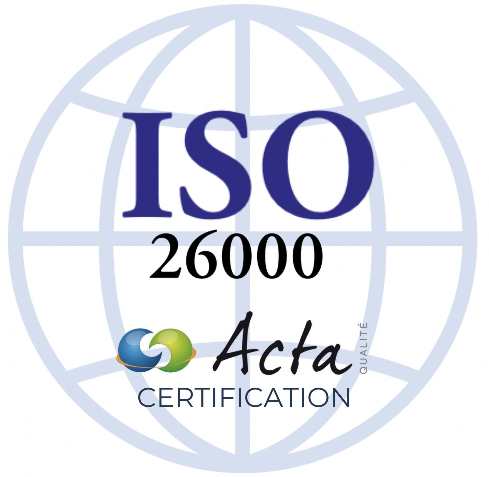 Certification ISO 26000