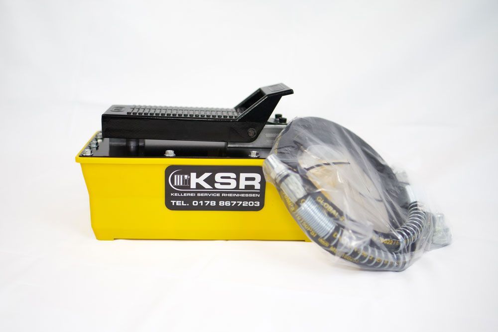 Pneumatische Hydraulik für Hefefilter