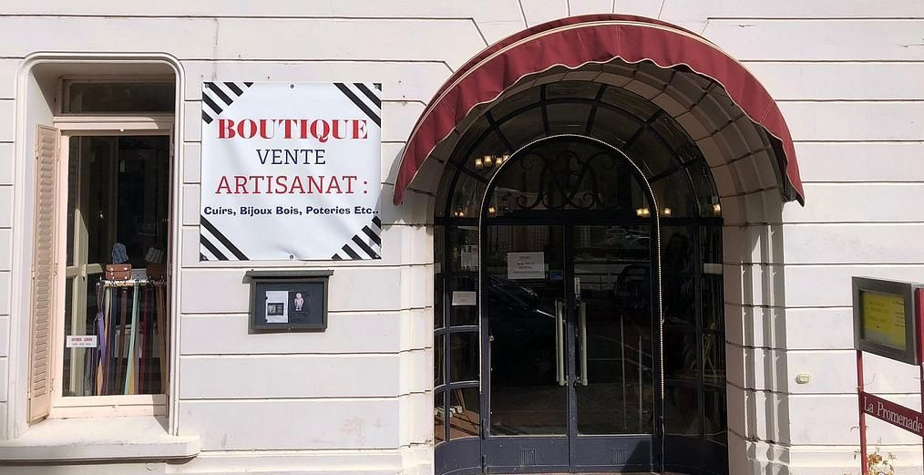 Devanture de la boutique