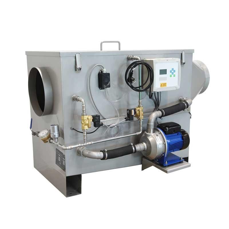 Eine Maschine mit einer Pumpe und einem Bedienfeld darauf.