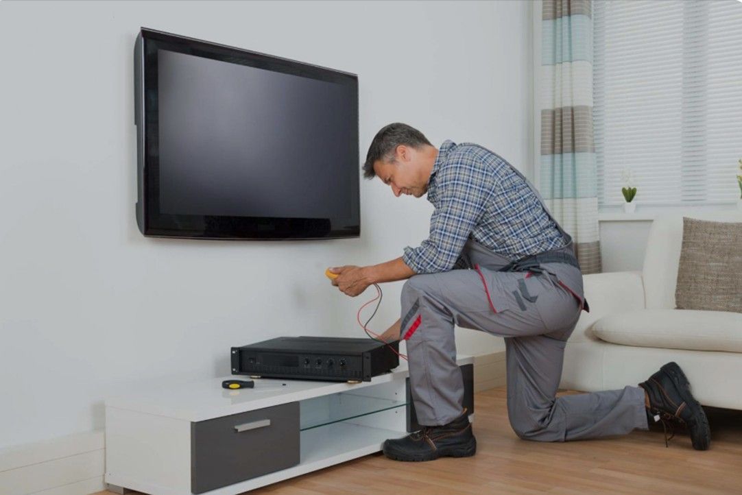 Écran de télévision à l'arrêt