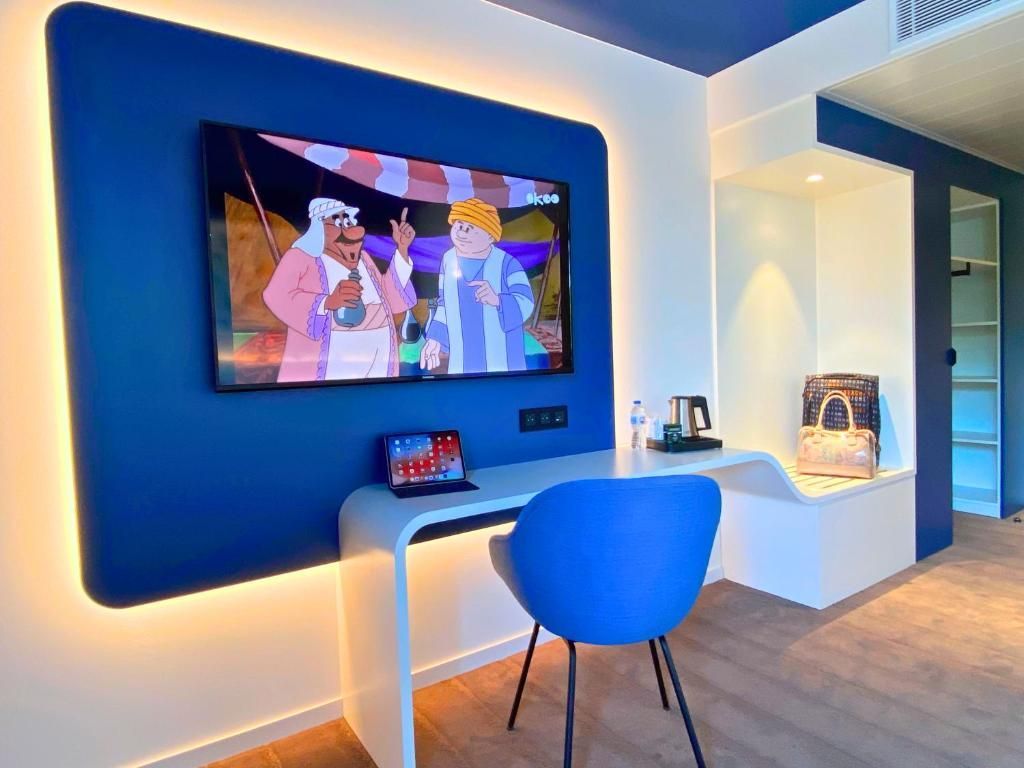 Corner de TV à Brit Hotel