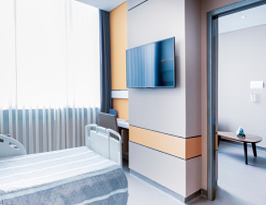 TV dans une clinique