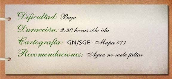 Una tarjeta blanca con escritura en español.