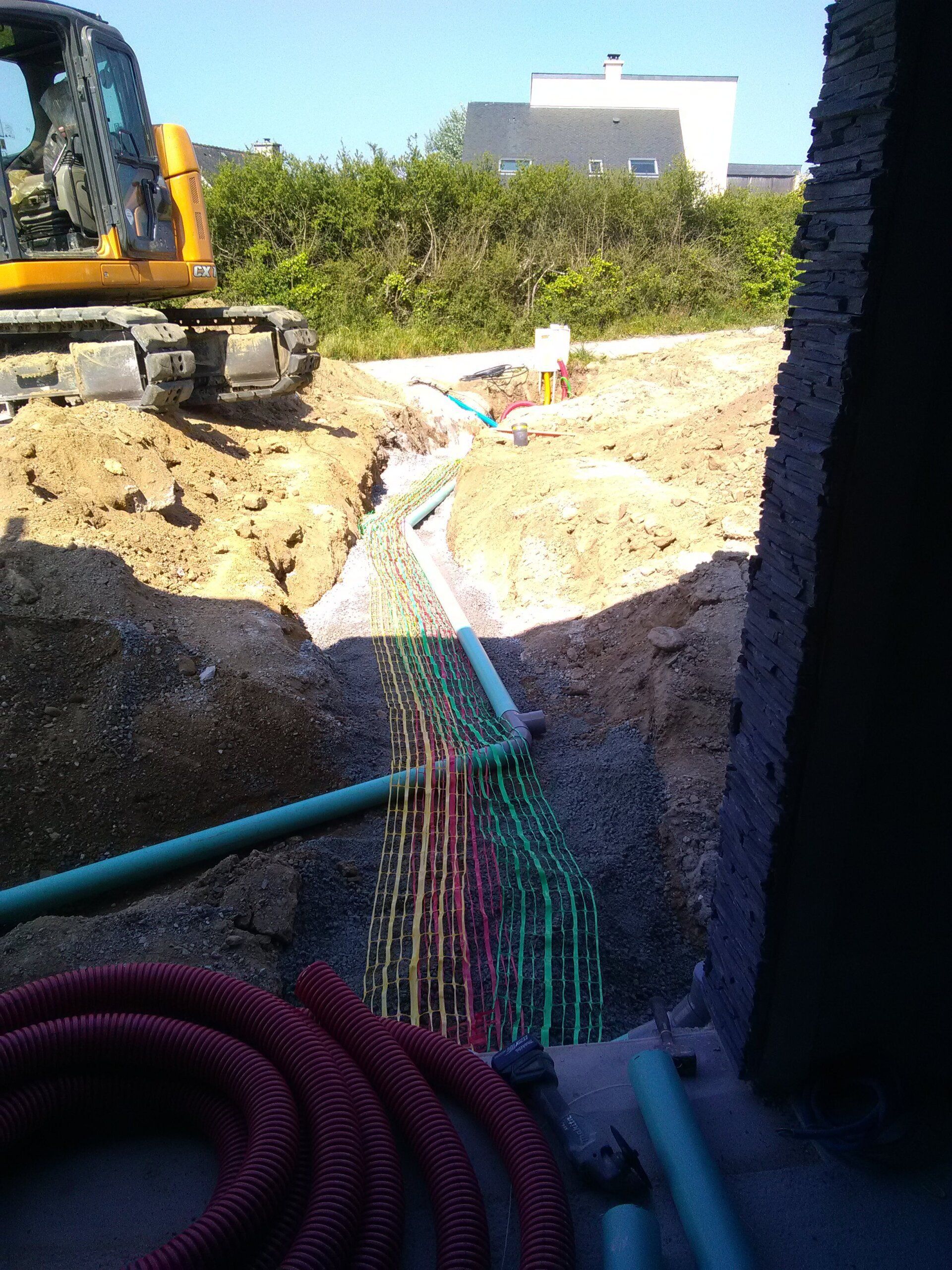 Canalisations et fosse septique