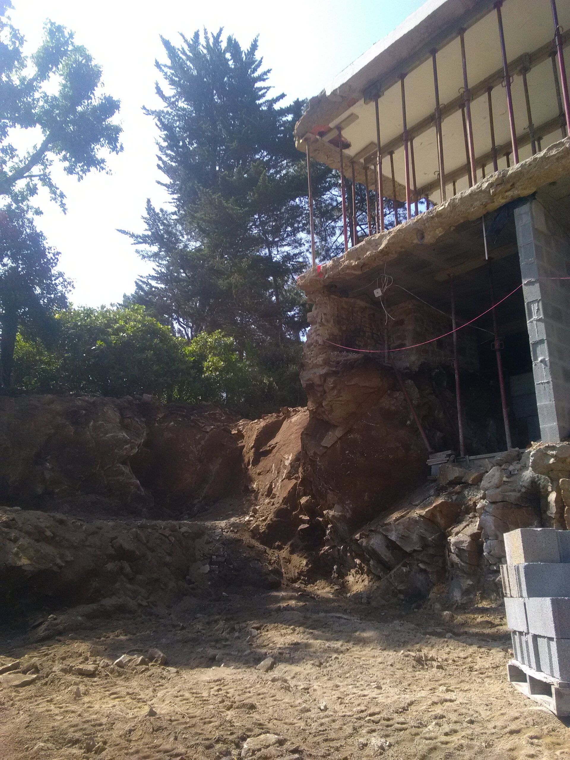 Travaux de démolition