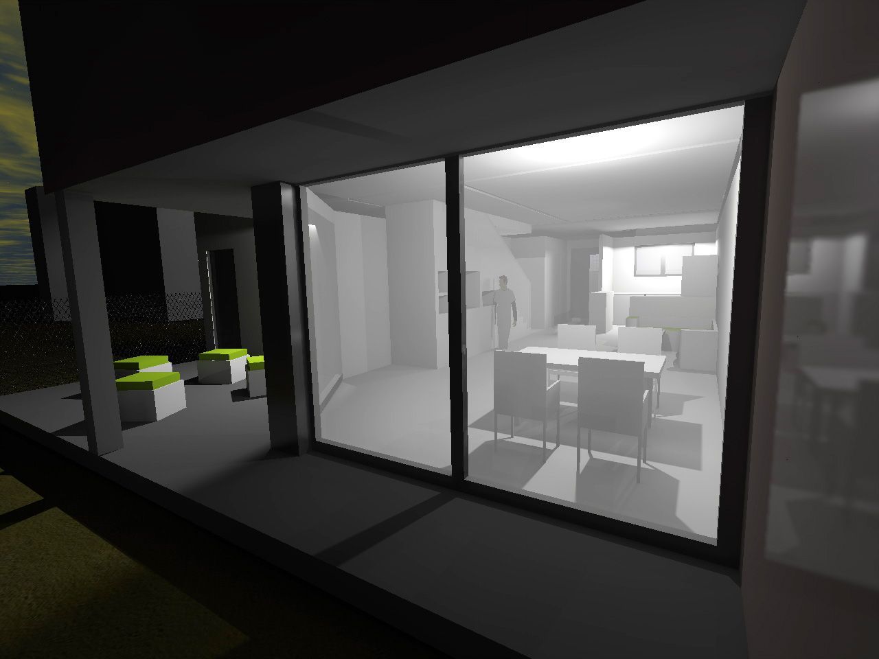 Plan 3D de l'extérieur