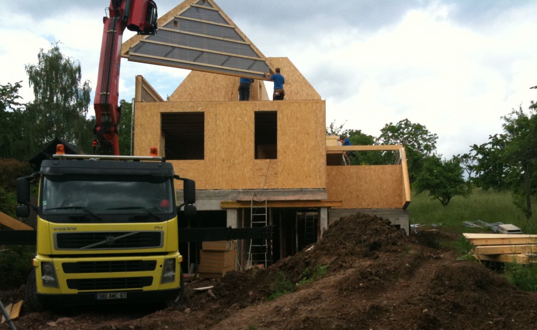 Travaux de construction