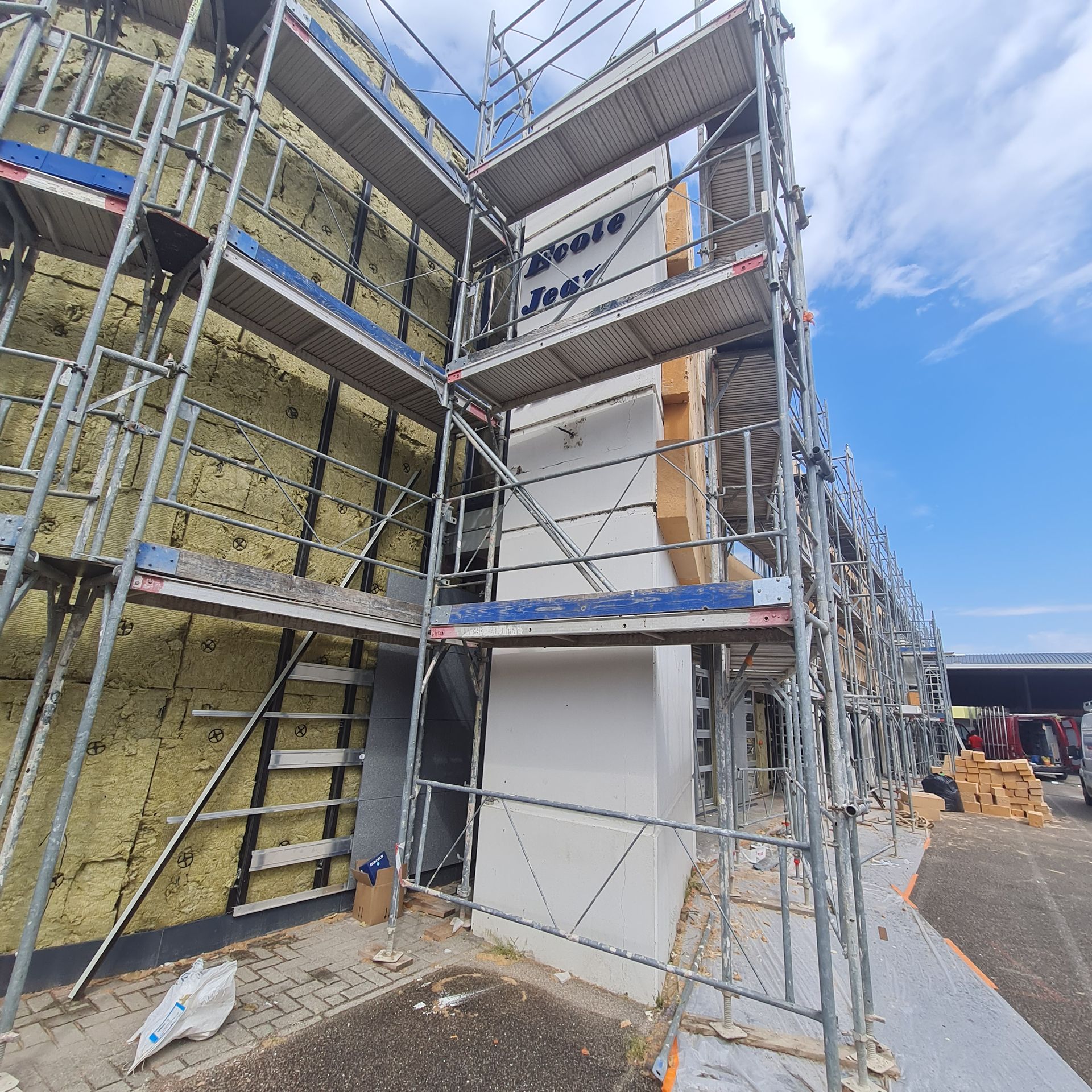 Durant les travaux de rénovation thermique