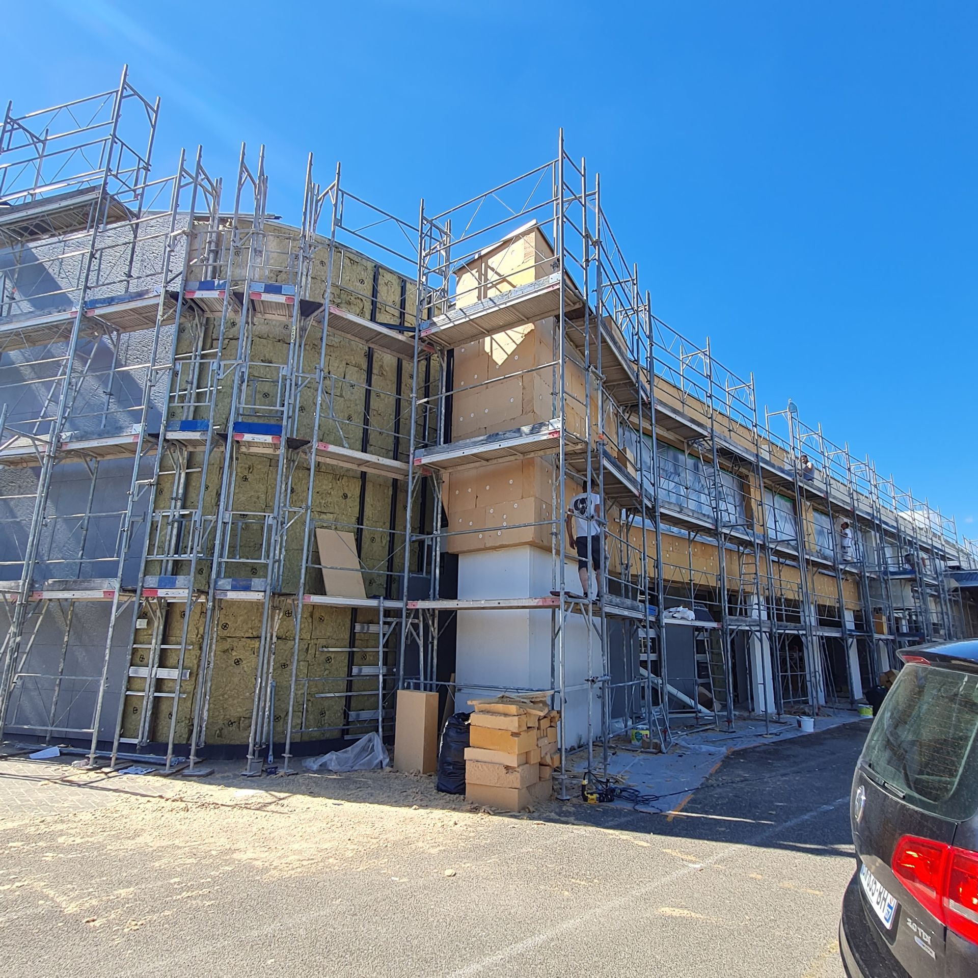 Chantier de rénovation thermique