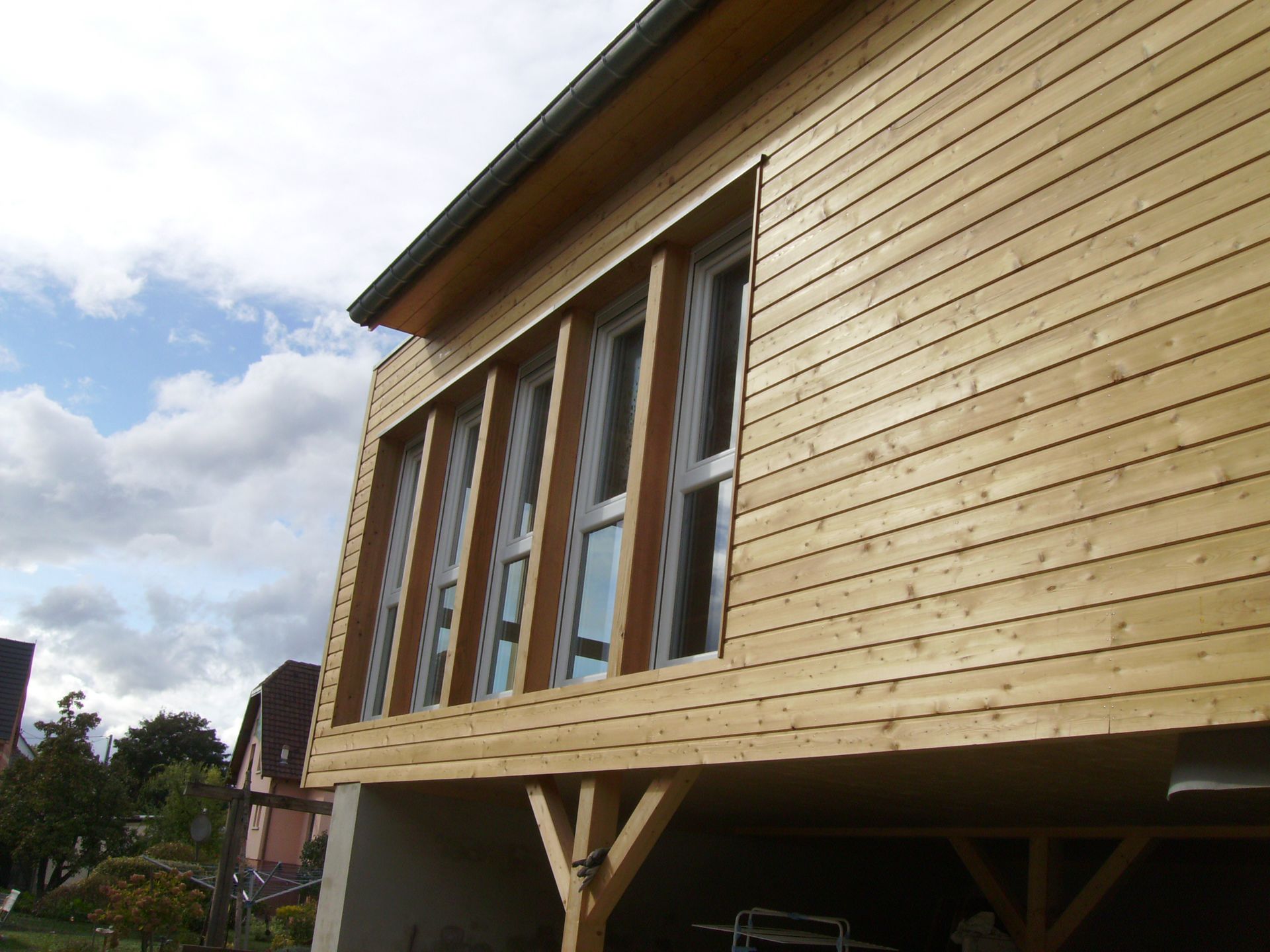 Agrandissement de maison en bois