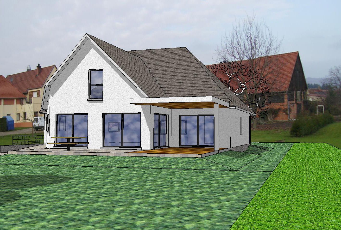 Croquis d'une future maison