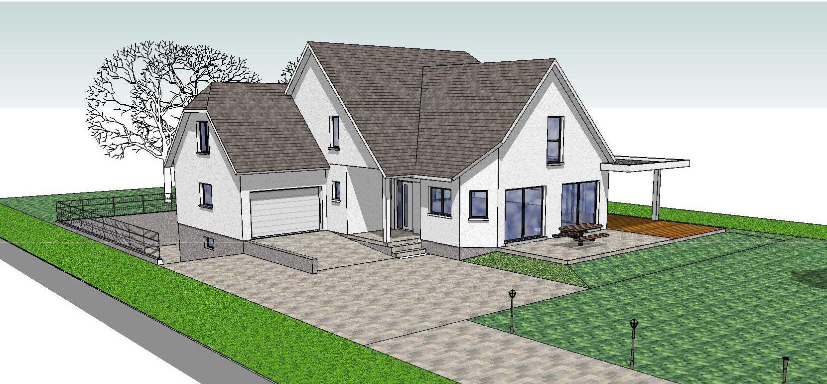 Croquis d'une maison