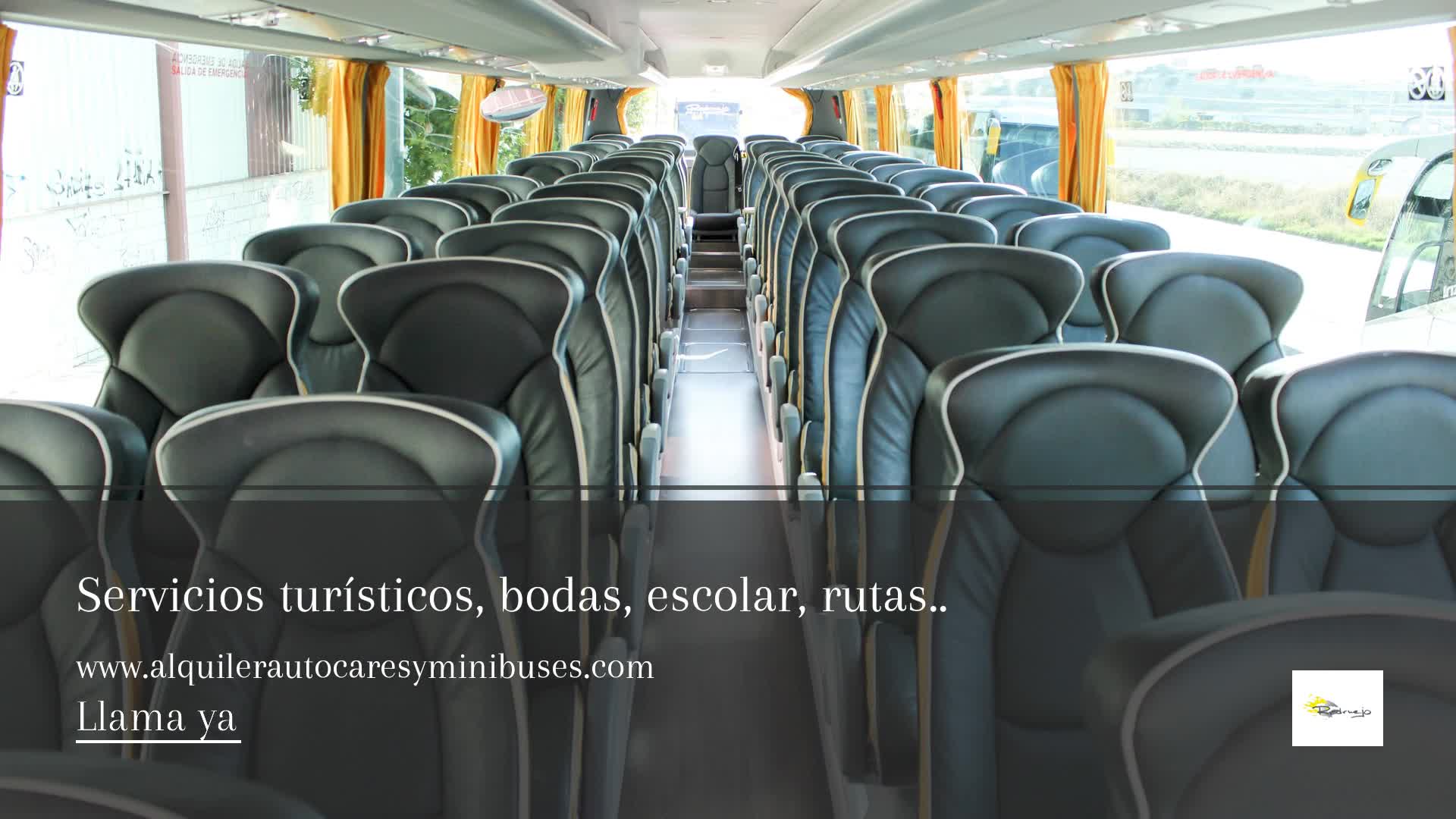 Alquiler de autobuses en Leganés | Autocares Redruejo