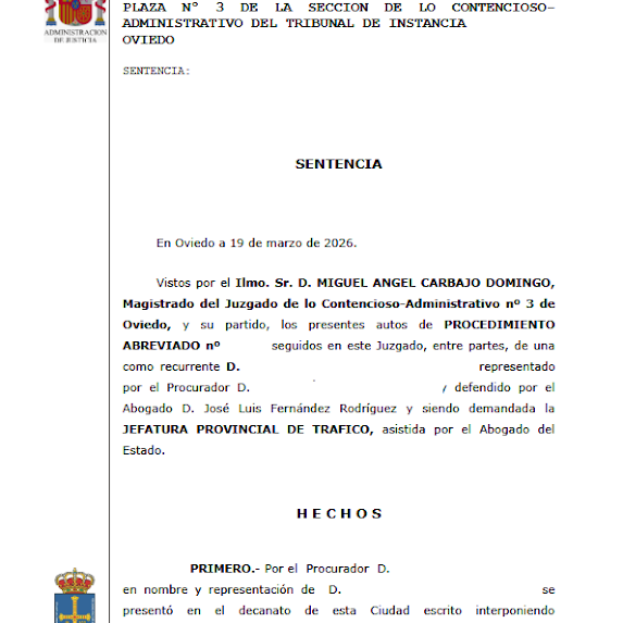Documento jurídico con encabezado judicial, titulado 