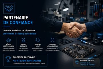 Partenaire de confiance pour les ateliers de réparation à Fribourg et en Suisse