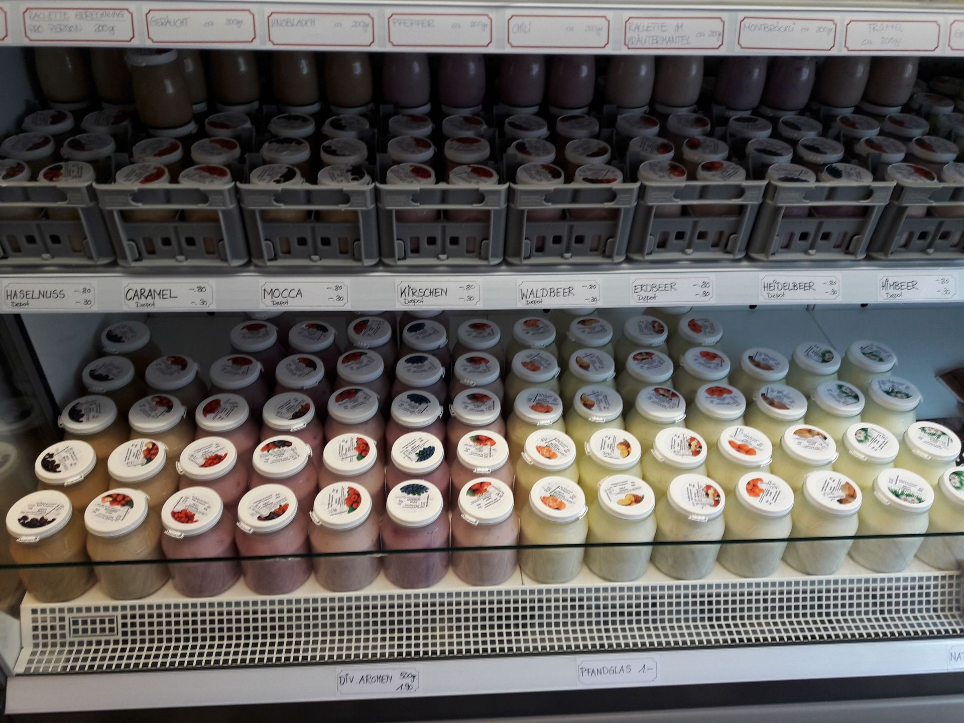 in vielen glustigen Sorten!