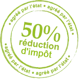 Green stamp with 