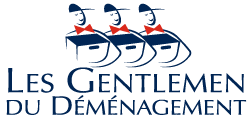 Logo blanc Les Gentlemen du Déménagement