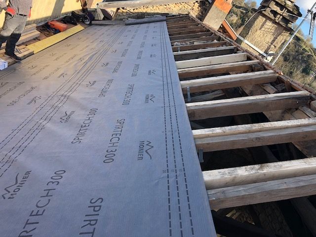 Travaux de réfection de toiture