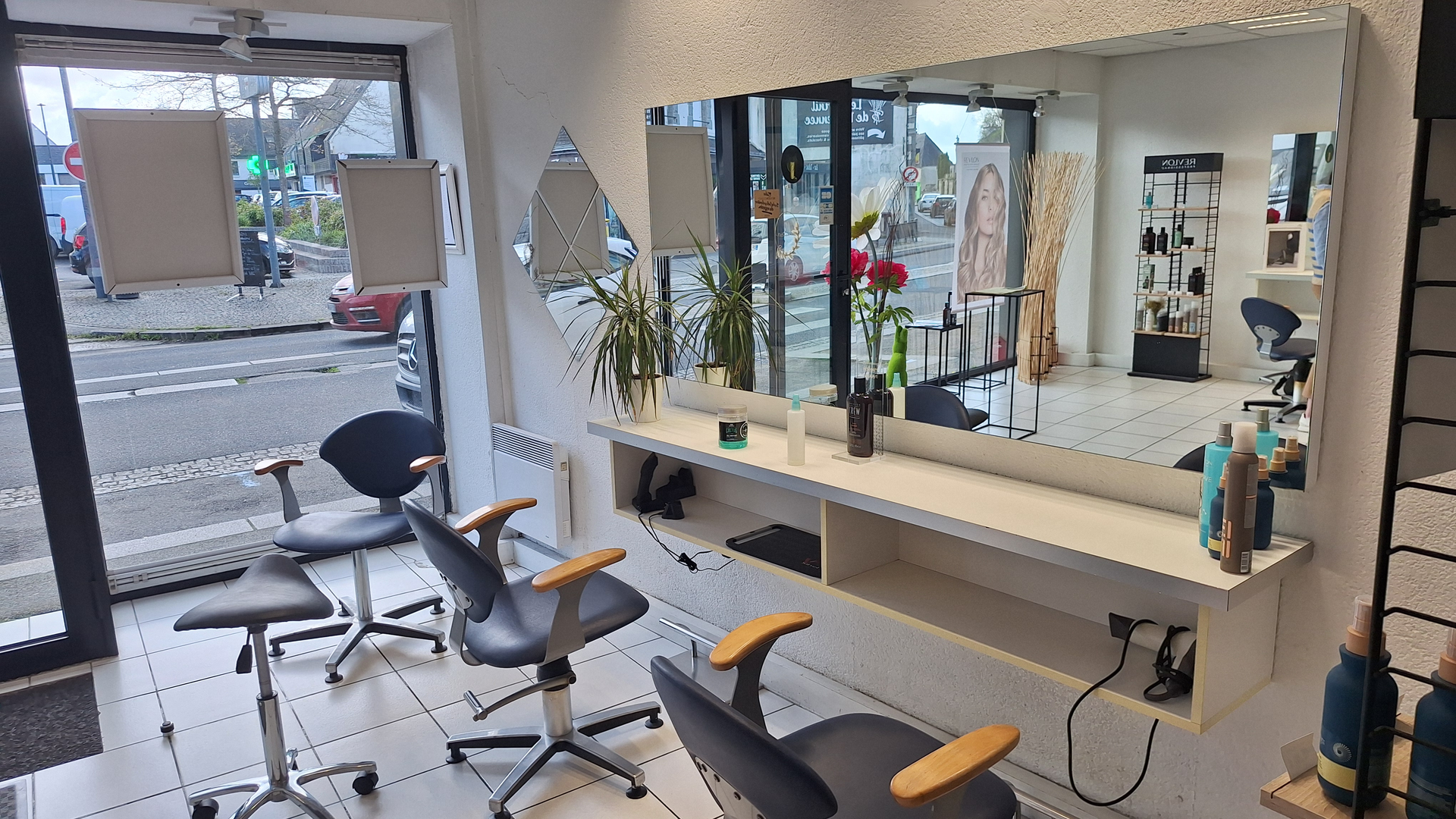 Espace de coiffure