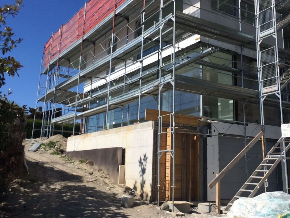 échafaudage de maison