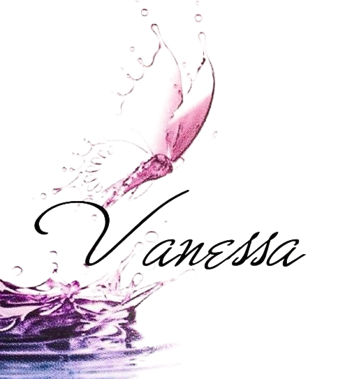 El nombre vanessa está escrito sobre un fondo blanco.