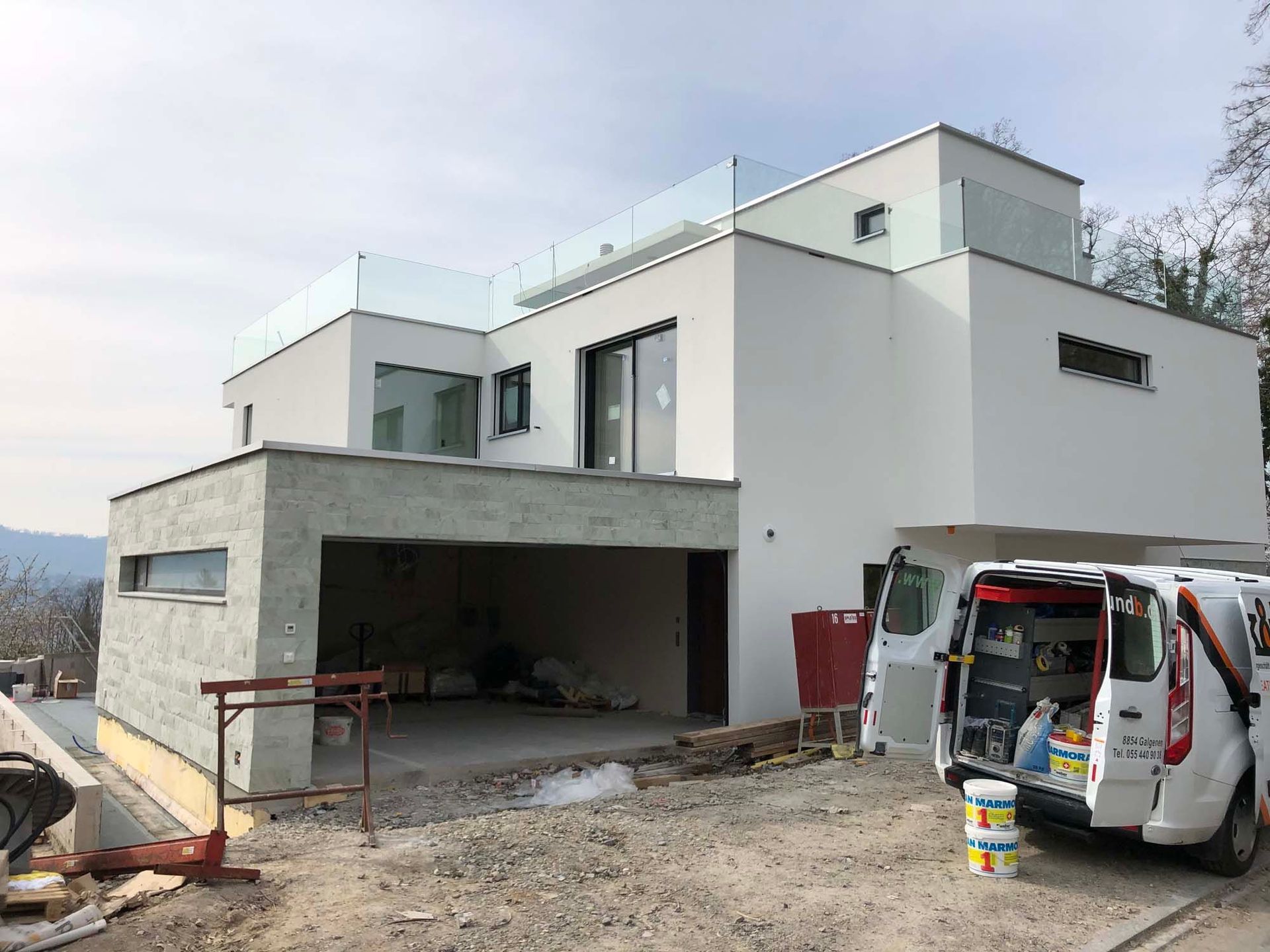 Fassadenarbeiten - K&B Gipsergeschäft GmbH in Galgenen
