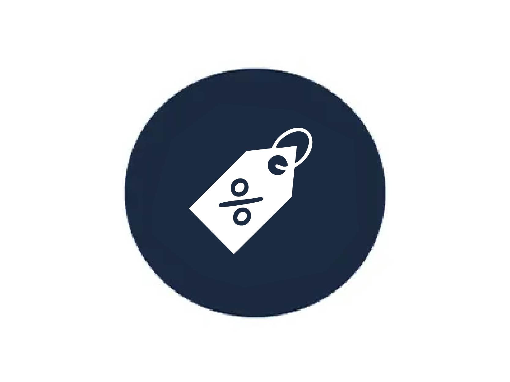 Eine Hand hält ein Mobiltelefon in einem Kreis.