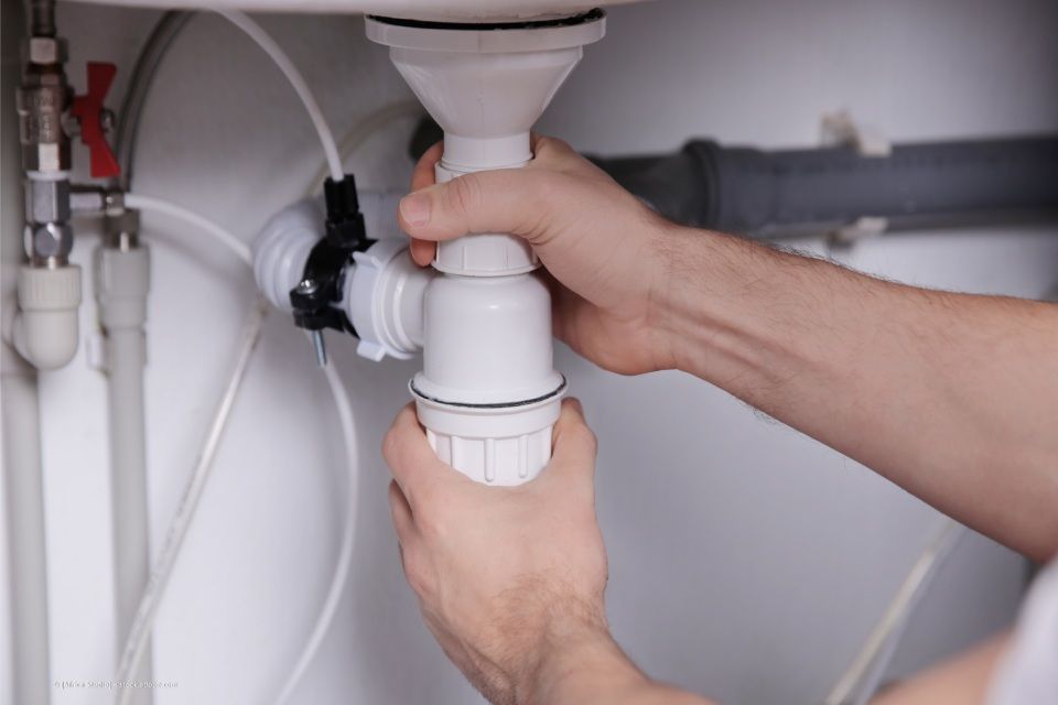 Verstopfung wird behoben