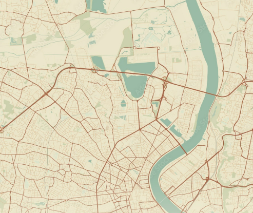 La carte de Bordeaux.