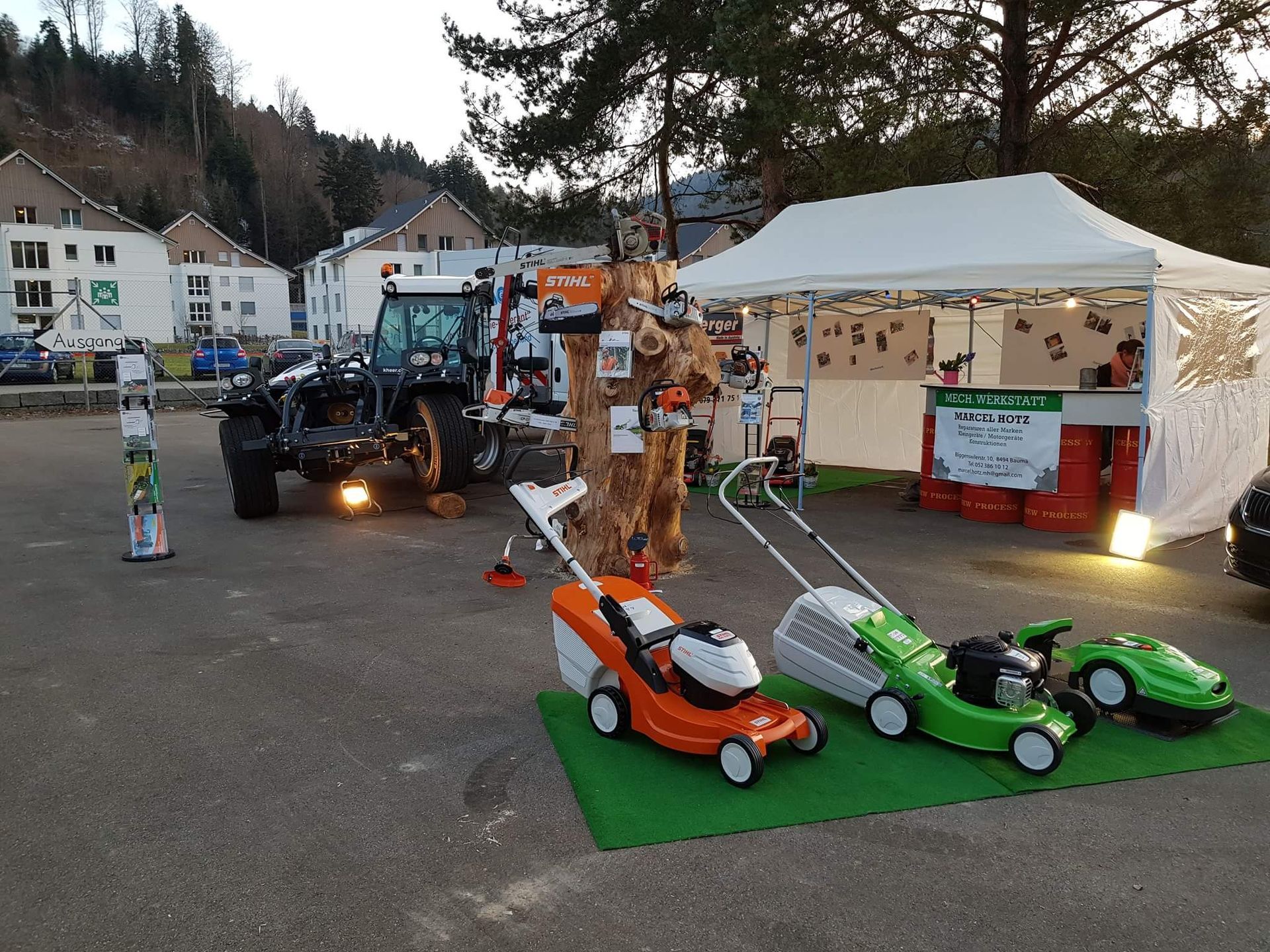 Ausstellungen - Land-und Forstmaschinen Marcel Hotz - Bauma