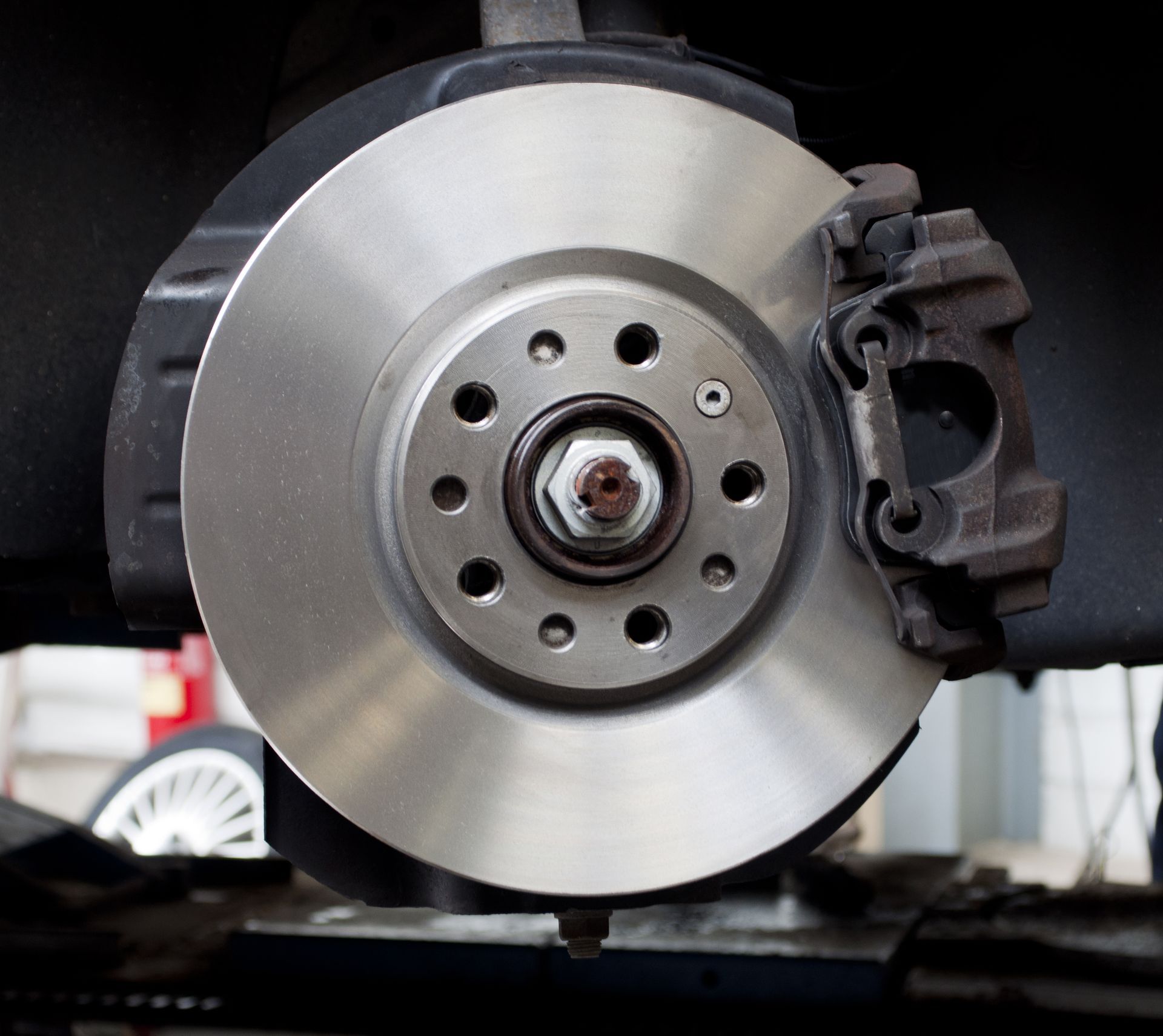 Frein d'un véhicule.