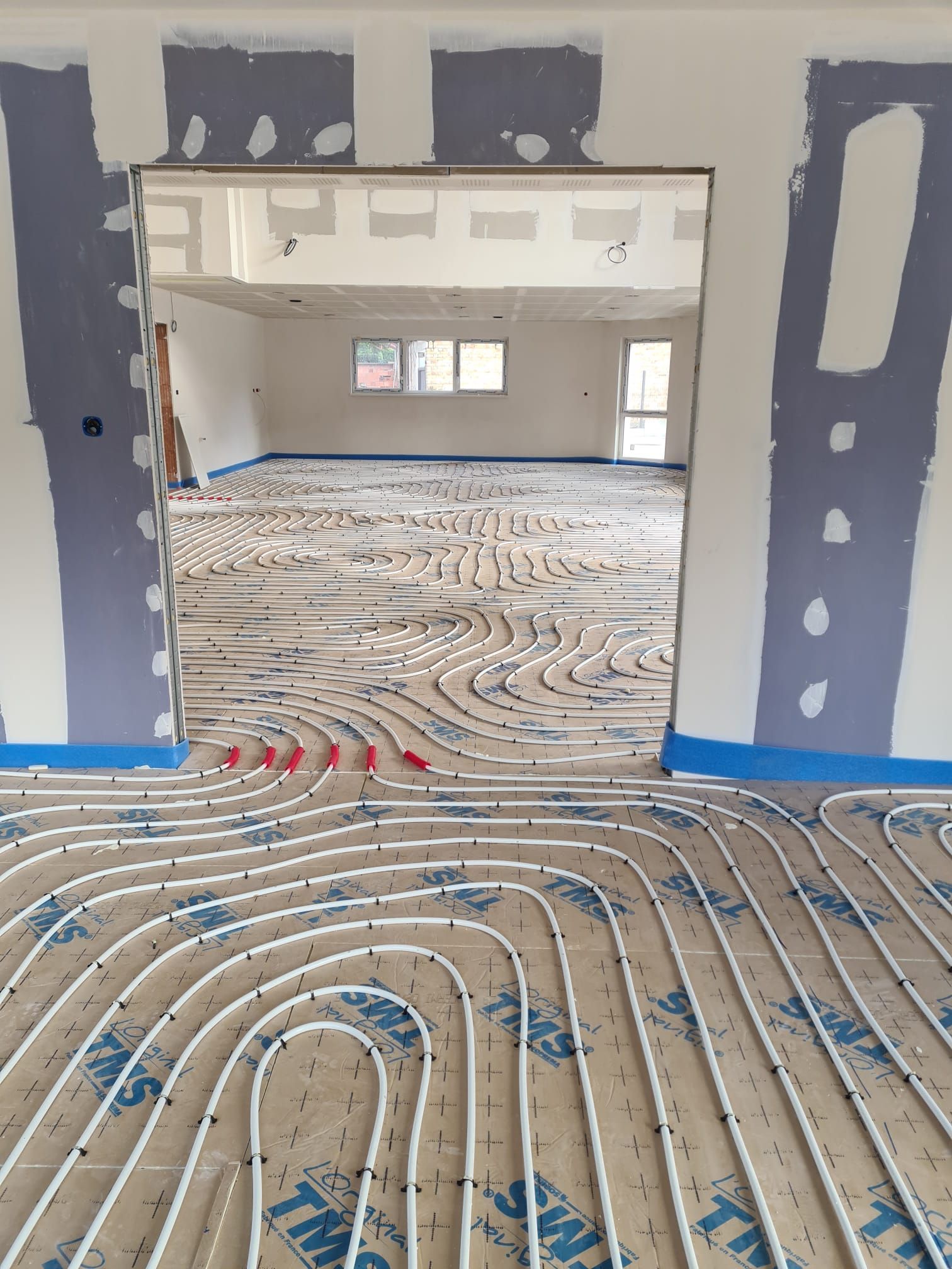 Préparation de sol pour un sol chauffant