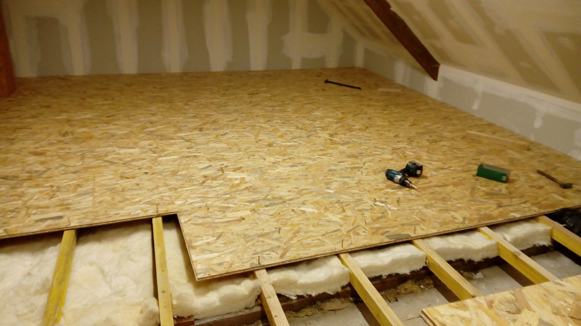 Isolation sol combles