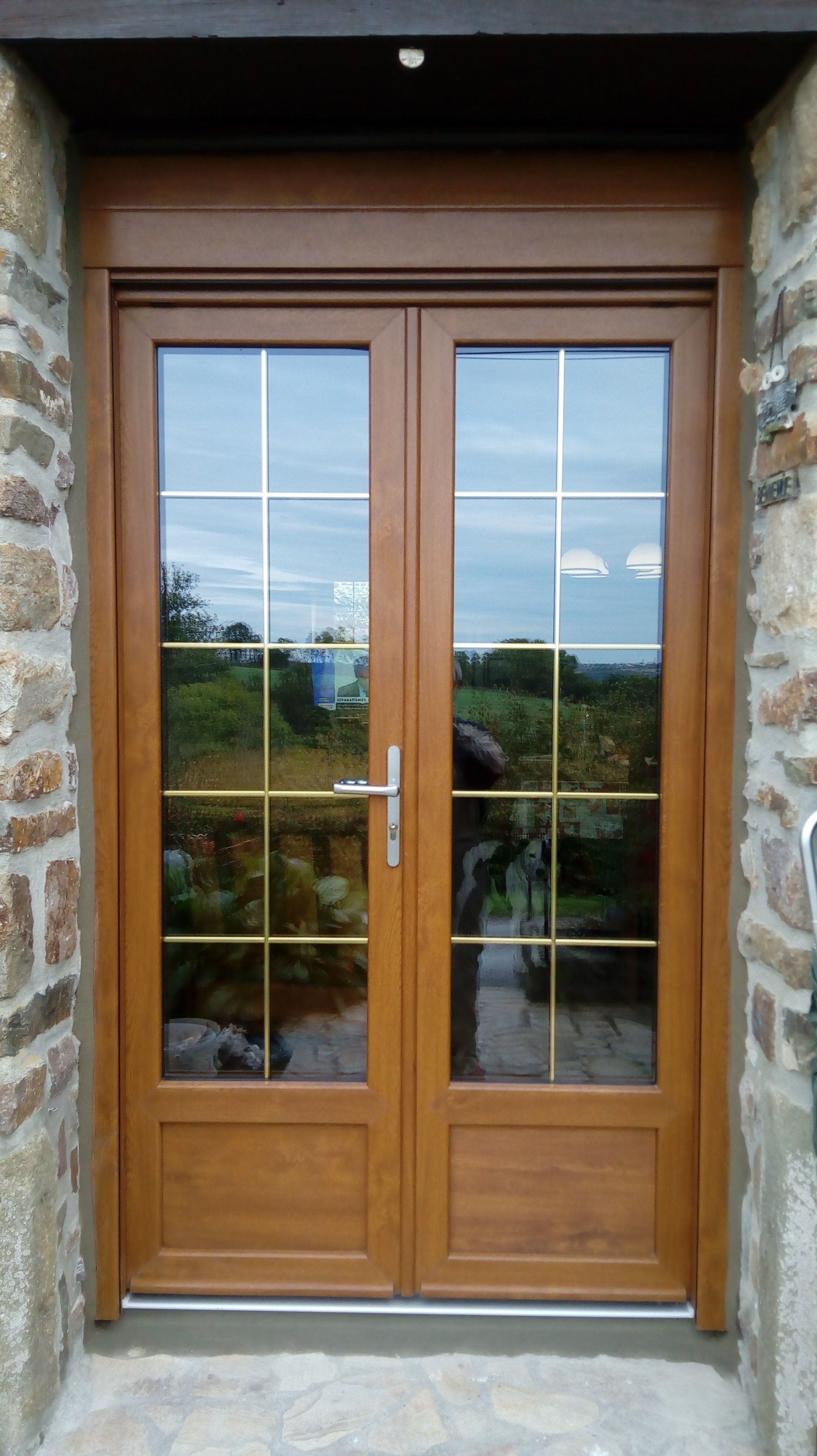 Porte d'entrée bois