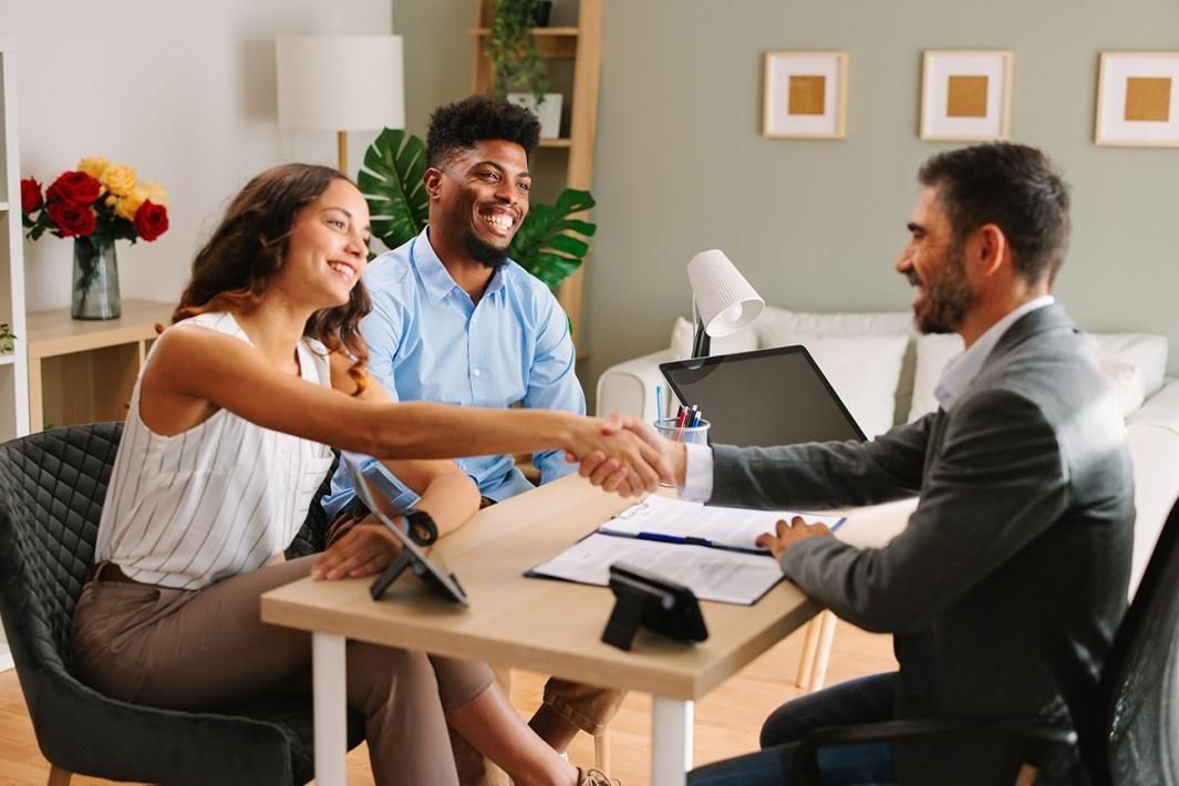 Property management consultation with homeowners and investors.