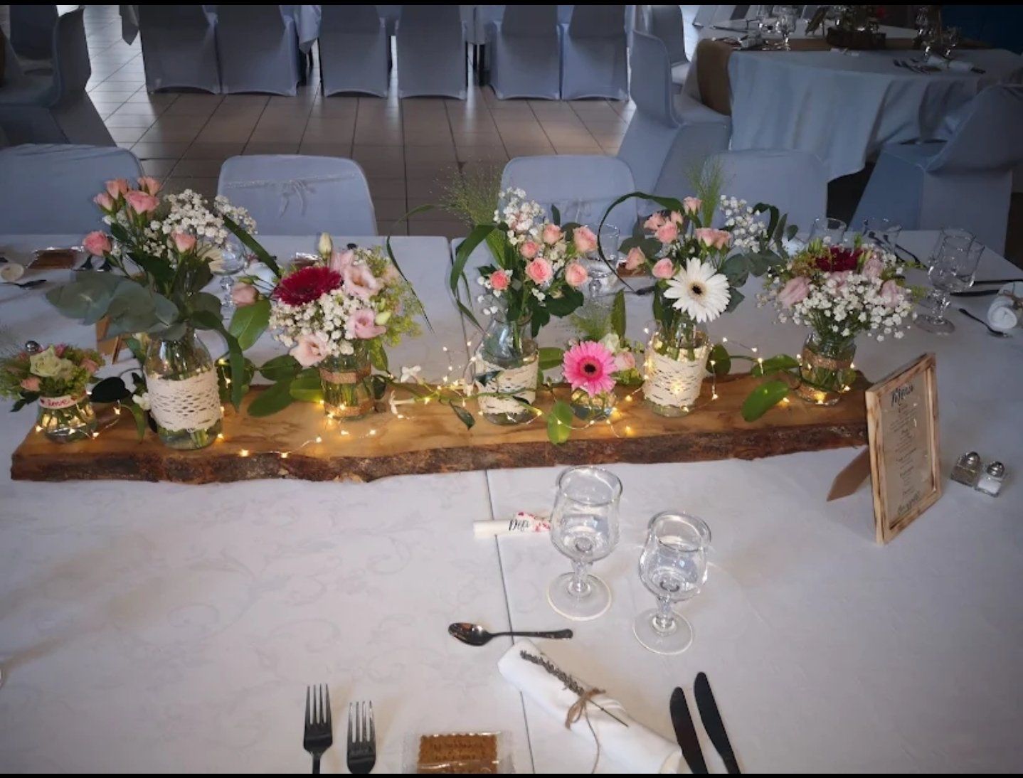 Décoration de tables évènement