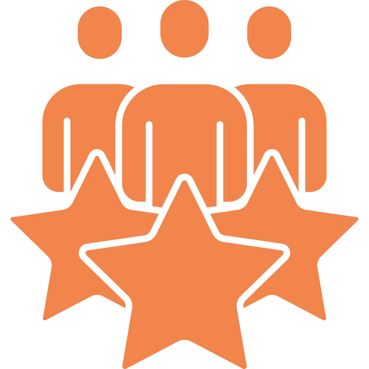 Icon Person mit Sternen