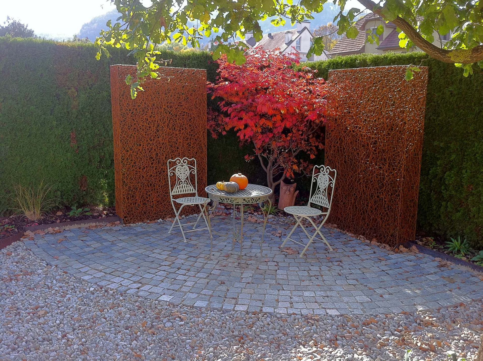 Gartenbau - Sichtschutz Metall - Madano in Laufen