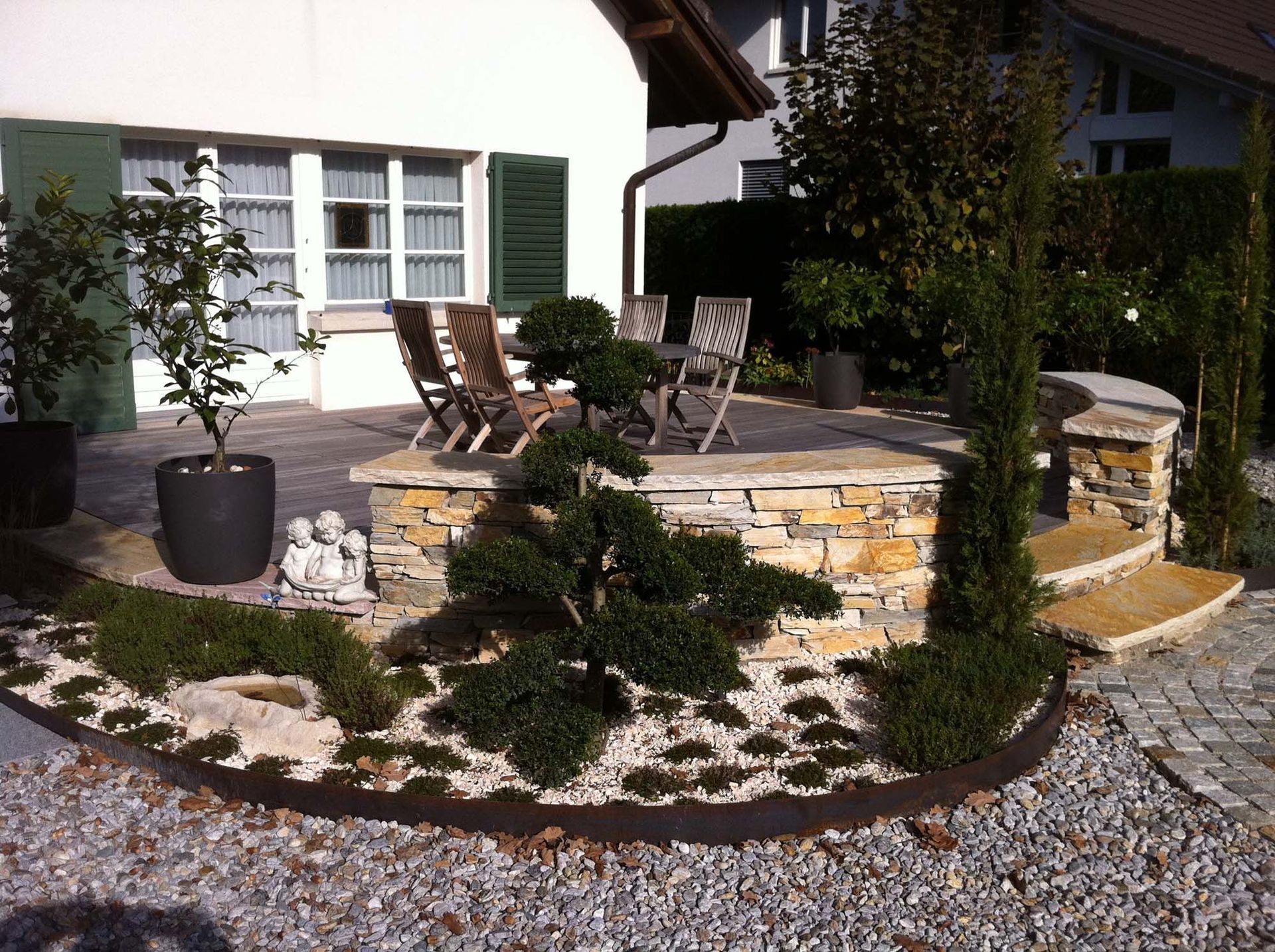 Gartenbau - Kiesflächen - Madano in Laufen