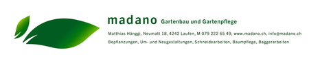 Logo Gartenbau - Madano in Laufen