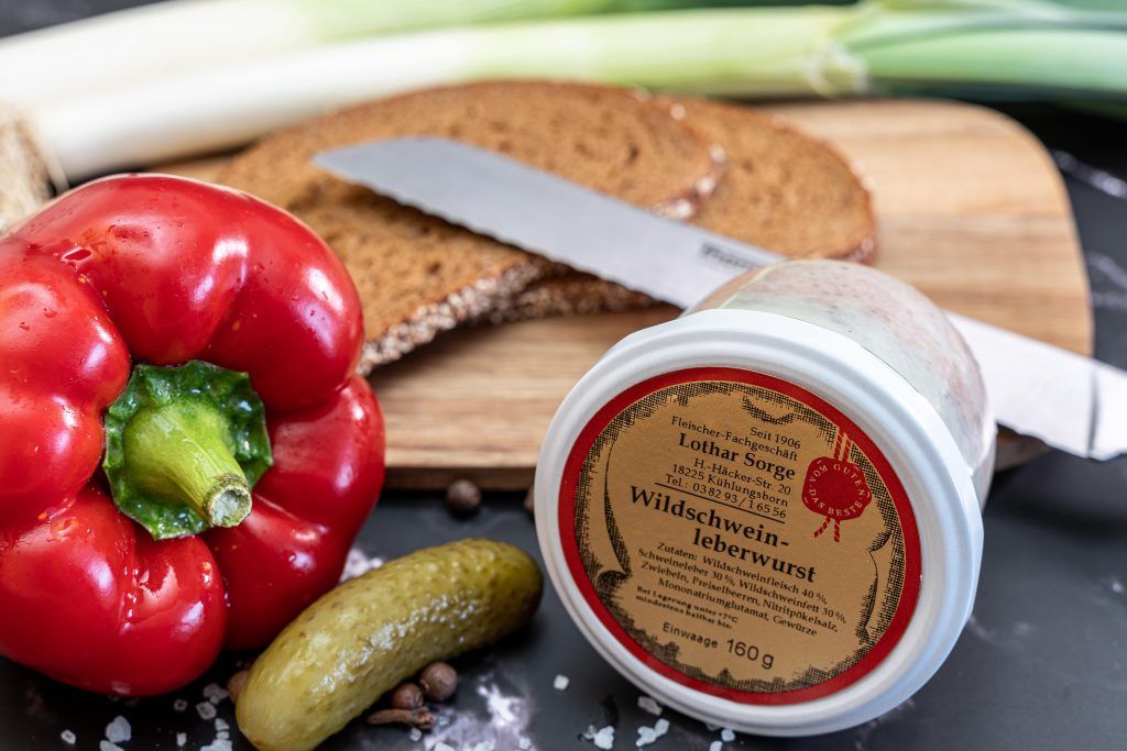 Wildschwein Leberwurst