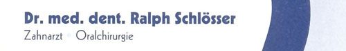 Dr. med. dent. Ralph Schlösser Zahnarzt-logo