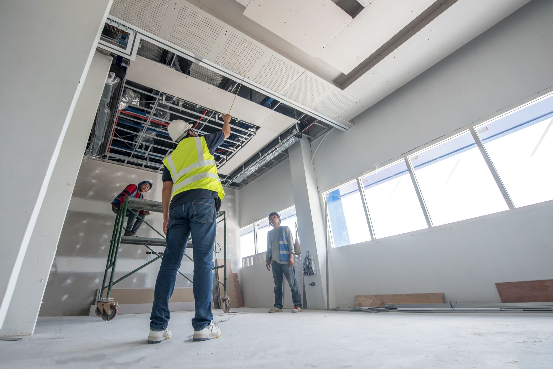 Männer auf Baustelle