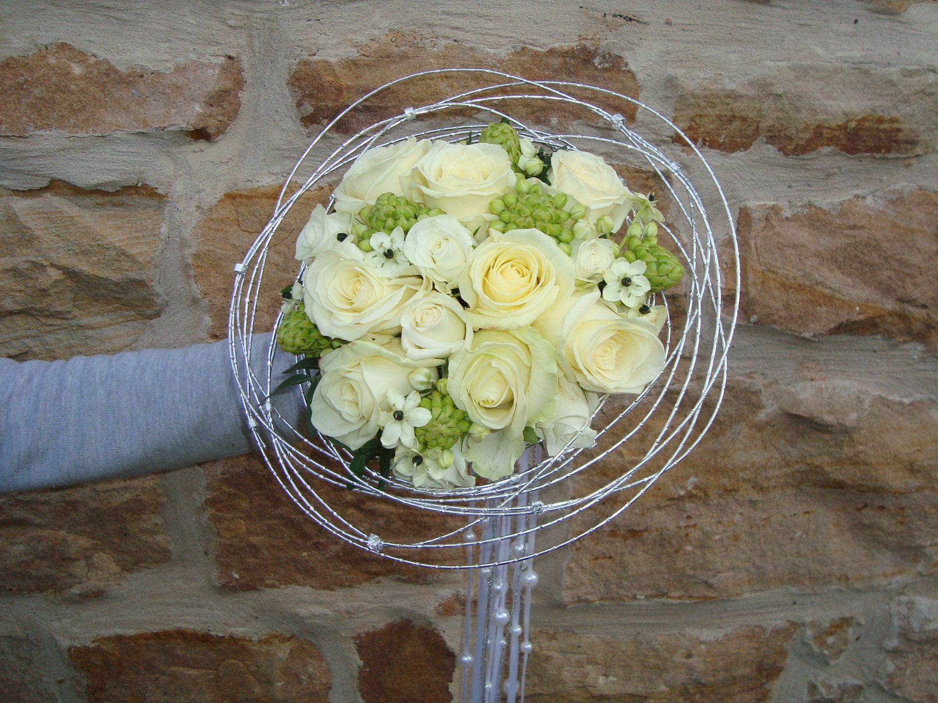 Bouquet de mariée avec décoration