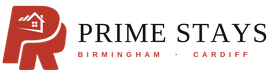 Red stylized letter R with a white house icon inside on a white background