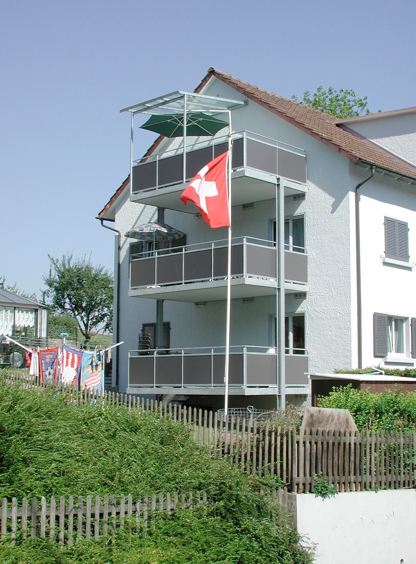 Balkonanbau - Untersicht - Stolz Metallbau AG