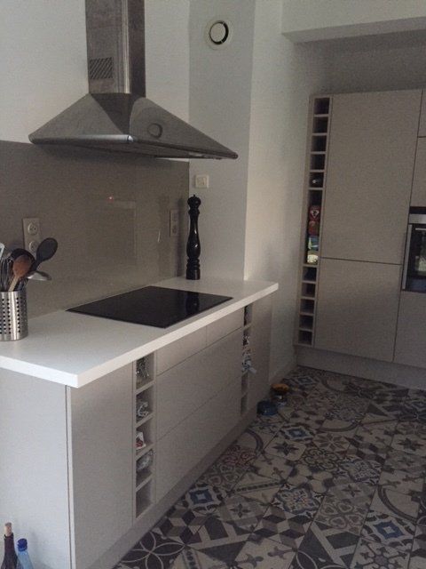 cuisine grise après